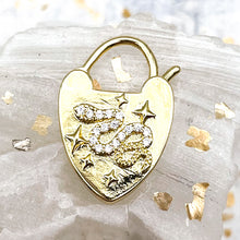 Load image into Gallery viewer, 18K Gold Plated Snake &amp; Star Clasp
