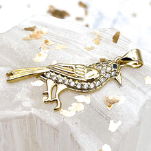 Load image into Gallery viewer, 18K Gold Plated Bird Pendant
