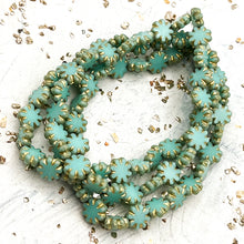 Load image into Gallery viewer, Pre-Order 9mm Cactus Flower Sea Green with Etched and Gold Finishes
