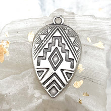 Load image into Gallery viewer, Antique Silver Plated Tribal Charm
