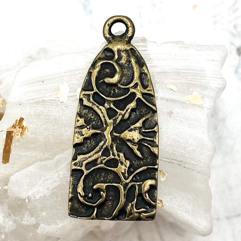 Antique Bronze Plated Metal Charm