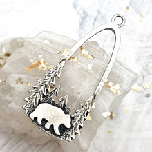 Load image into Gallery viewer, Antique Silver Plated Bear Charm
