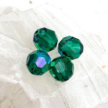 Load image into Gallery viewer, 8mm Majestic Green Shimmer Premium Austrian Crystal Classic Bead-4 pieces
