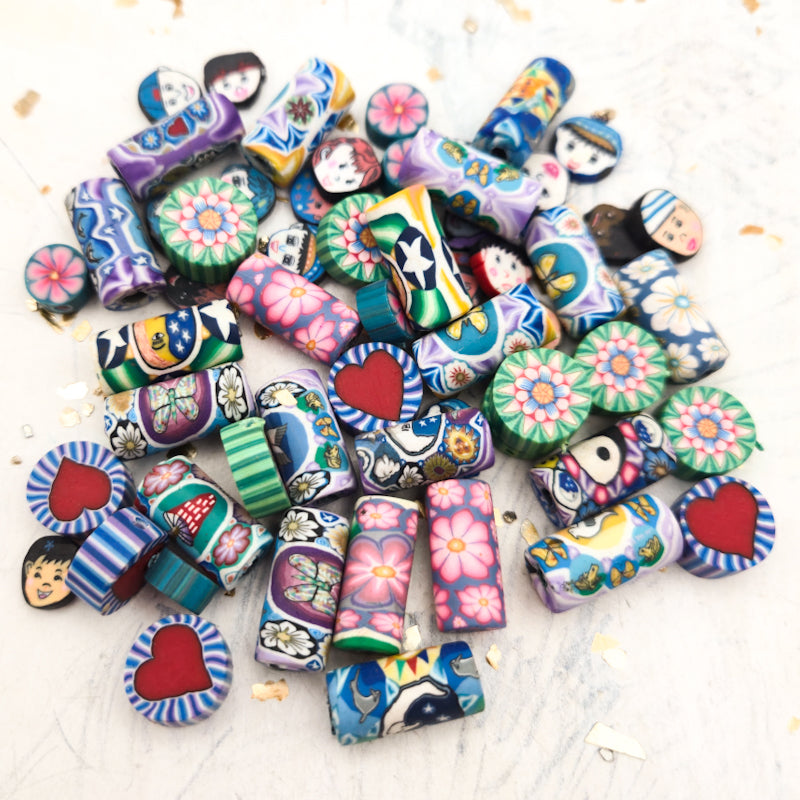 90s' Polymer Clay Bead Destash