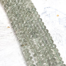 Load image into Gallery viewer, Faceted Green Quartz Bead Strand
