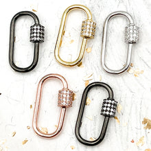 Load image into Gallery viewer, Pre-Order Rhinestone Locking Carabiner Clasp Set
