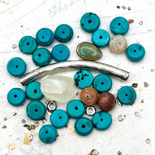 Load image into Gallery viewer, Tubular Turquoise Bead Kit
