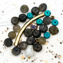 Load image into Gallery viewer, Gold &amp; Labradorite Bead Kit

