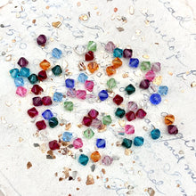 Load image into Gallery viewer, Birthstones 4mm Premium Crystal Bicone Bead Set - 72 Pcs
