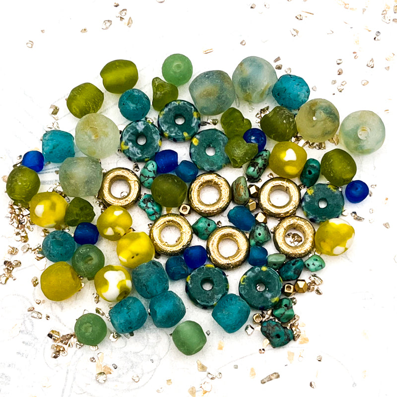 Emerald Current African Bead Mix
