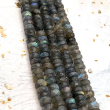 Load image into Gallery viewer, Labradorite Faceted Bead Strand
