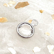 Load image into Gallery viewer, 6x9mm Sterling Silver Round Charm
