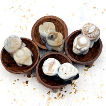 Load image into Gallery viewer, Carved Agate Creature Stone Focal Pendant
