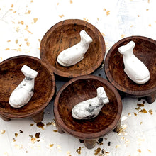 Load image into Gallery viewer, Whale White Howlite Gemstone Bead/Pendant
