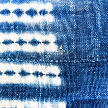 Load image into Gallery viewer, Dark Blue Woven Fringe Textile Piece-S
