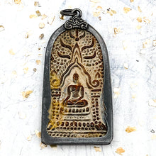 Load image into Gallery viewer, Rustic Nepal Buddha Pendant
