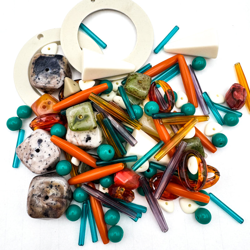 Western Cowgirl Acrylic Bead Mix