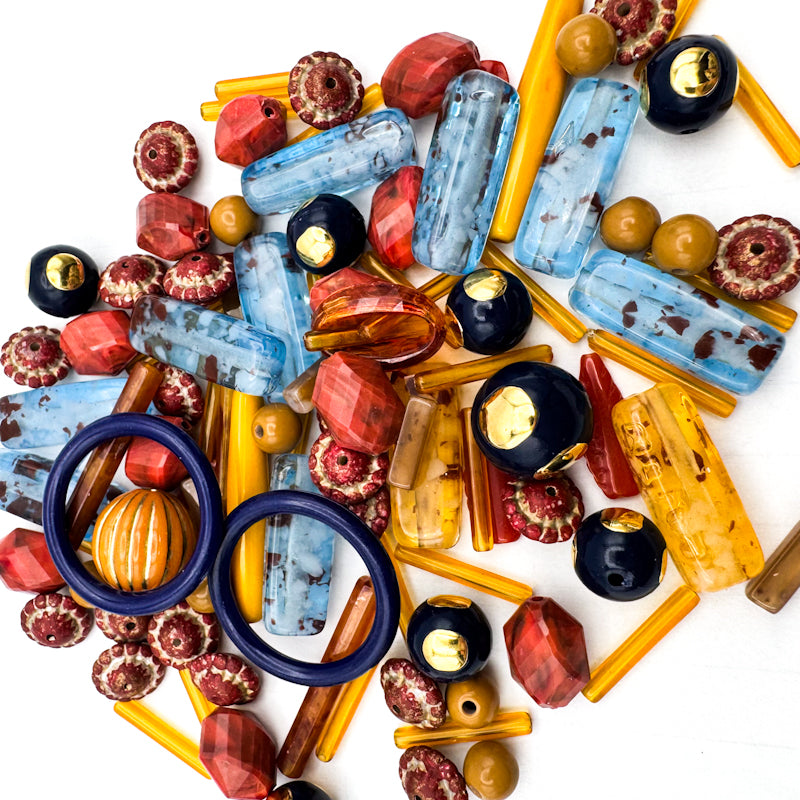 Empire Sunset Acrylic Bead Mix