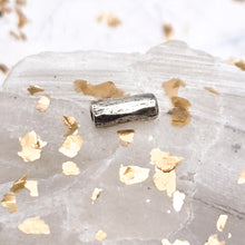 Load image into Gallery viewer, Antique Silver Metal Bead Tube Piece
