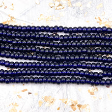 Load image into Gallery viewer, 6/0 Deep Blue Seed Bead Hank
