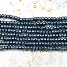 Load image into Gallery viewer, 6/0 Gunmetal Seed Bead Hank
