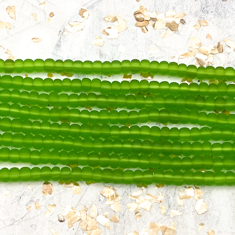 6/0 Green Girl Seed Bead Hank
