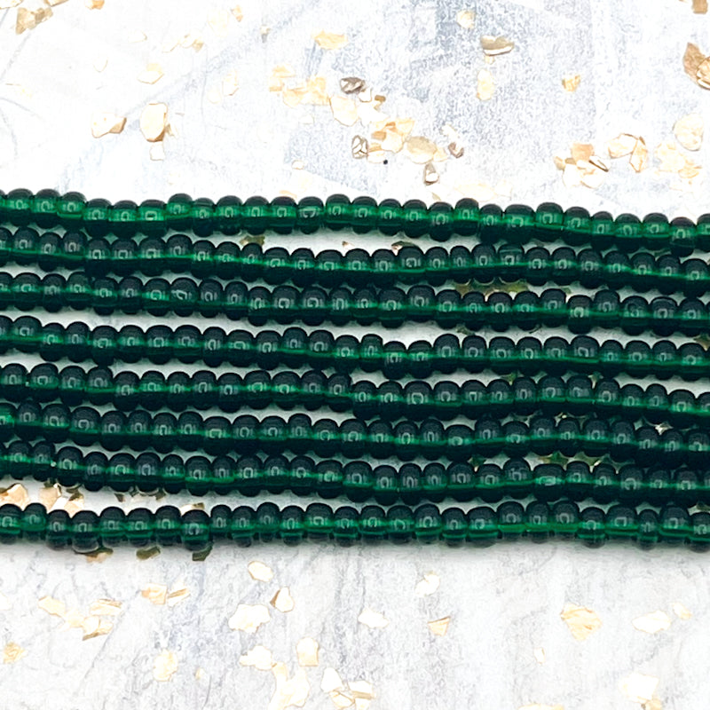6/0 Green Goblin Seed Bead Hank