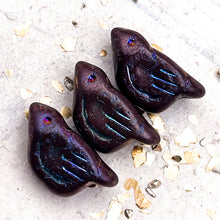 Load image into Gallery viewer, Pre-Order 11x22mm Bird Deep Marsala with Volcano Wash
