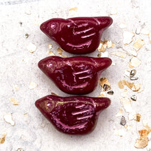 Load image into Gallery viewer, Pre-Order 11x22mm Bird Red with Metallic Pink Wash
