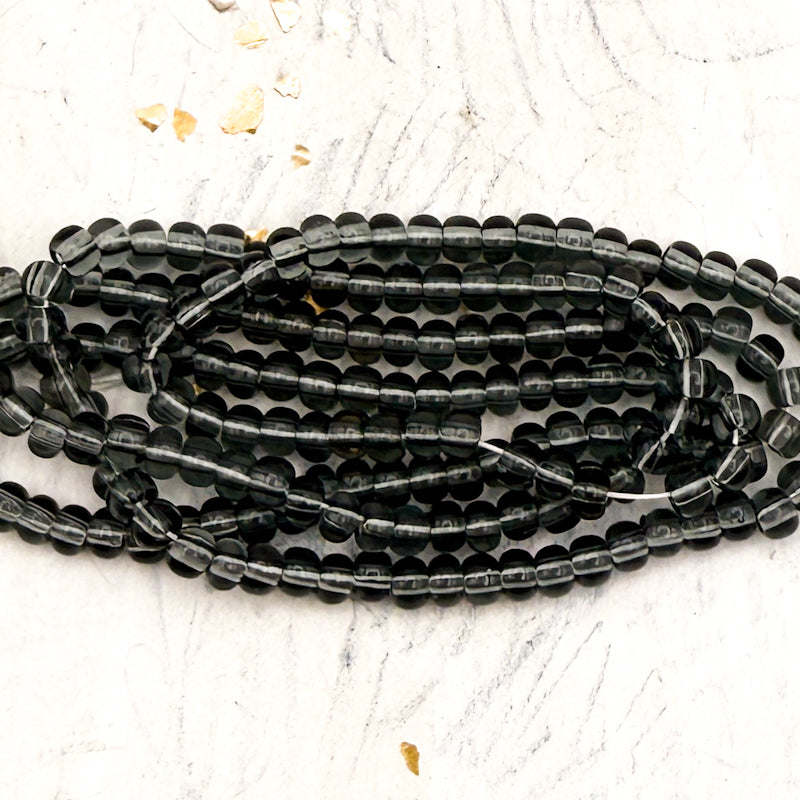 6/0 Dark Days Seed Bead Hank