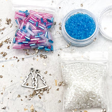 Load image into Gallery viewer, Ice Princess Pines 11/0 Seed Bead Fringe Earring Mix
