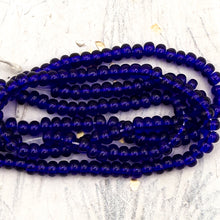 Load image into Gallery viewer, 6/0 Cobalt Blue Seed Bead Hank
