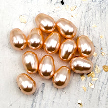 Load image into Gallery viewer, 11mm Crystal Peach Pearls - 12pcs
