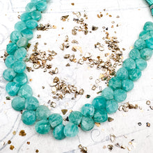 Load image into Gallery viewer, Amazonite Gemstone Teardrop Bead Strand
