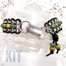 Load image into Gallery viewer, Glamour Turquoise Bracelet Kit
