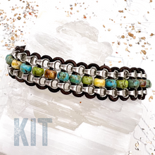 Load image into Gallery viewer, Glamour Turquoise Bracelet Kit
