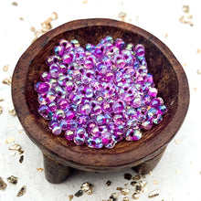 Load image into Gallery viewer, 2.5x4.5mm Raspberry Lined Crystal AB Peanut Beads
