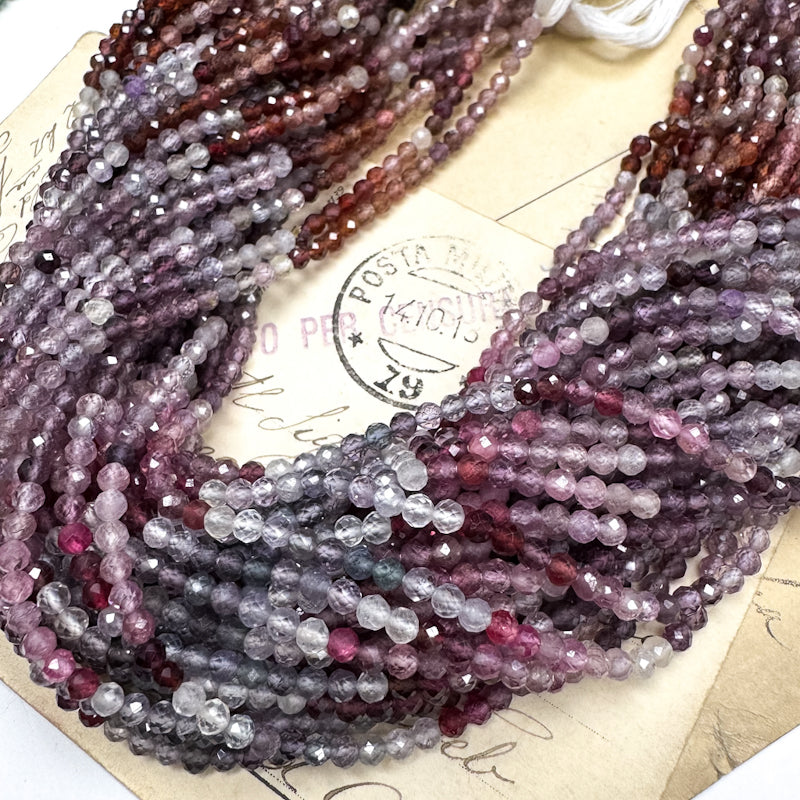 Spinel Gemstone Bead Strand - Sleepy Hollow Road Trip Find