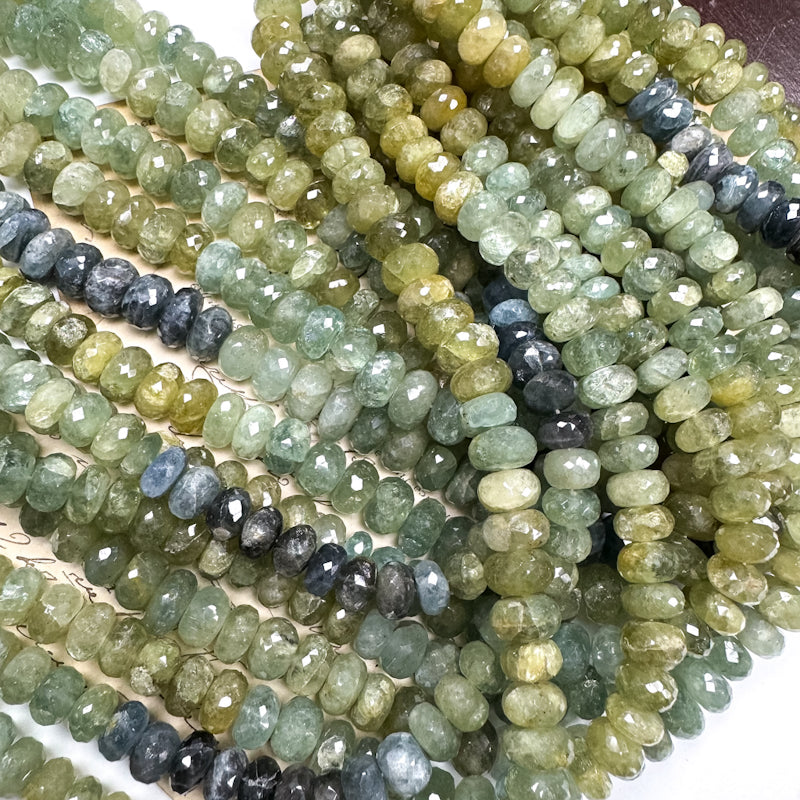 Aquamarine Gemstone Bead Strand - Sleepy Hollow Road Trip Find