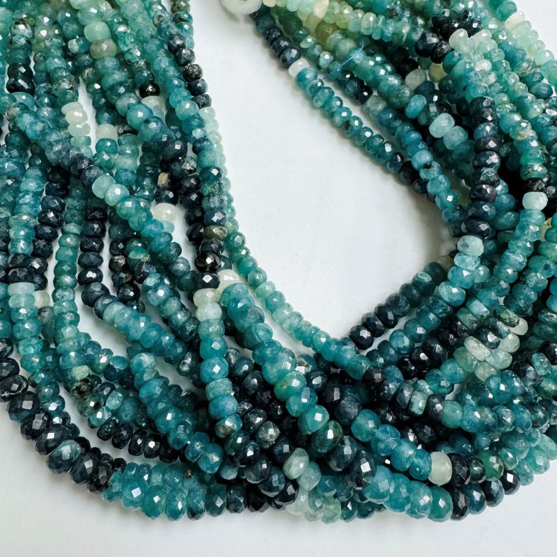 Grandidierite Gemstone Bead Strand - Sleepy Hollow Road Trip Find