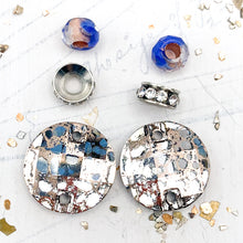 Load image into Gallery viewer, Zowie Chowie Rose Patina Link Earring Kit

