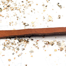 Load image into Gallery viewer, Rustic Light Brown 10mm Flat Leather - 12 Inches
