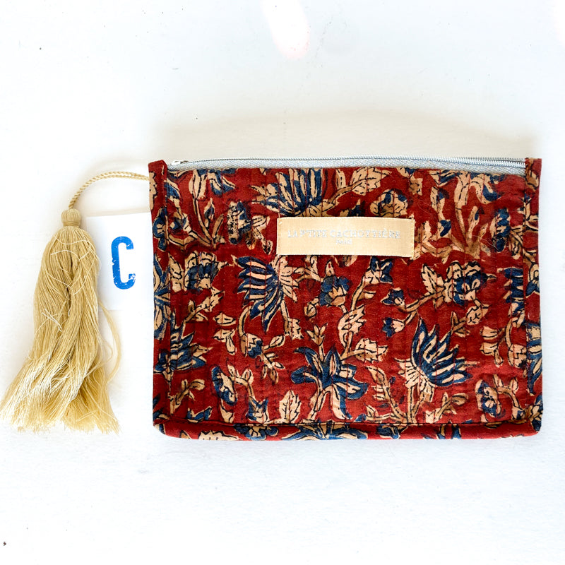 Little Zipper Pouch with Tassels - Paris Find