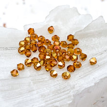 Load image into Gallery viewer, 3mm Crystal Copper Premium Crystal Bead Set - 48 Pcs
