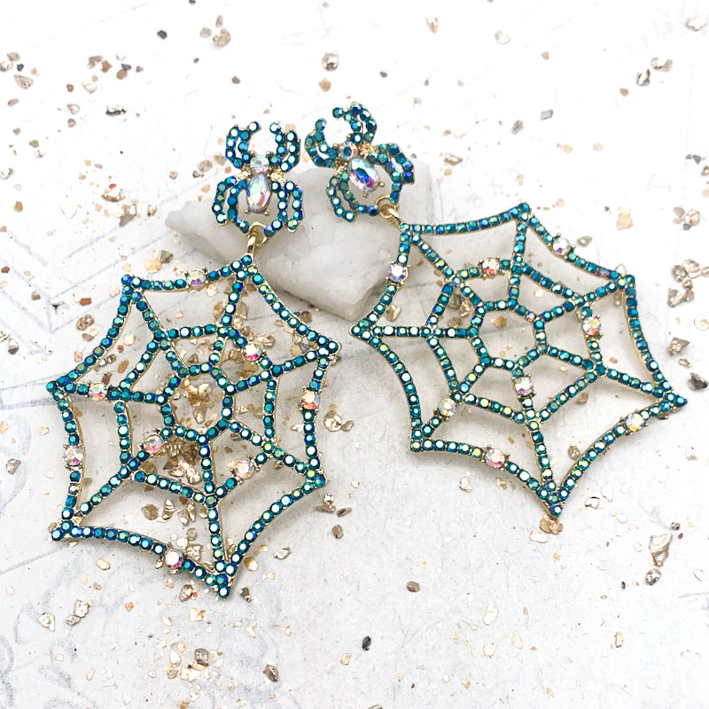 Spider Queen Earring Pair