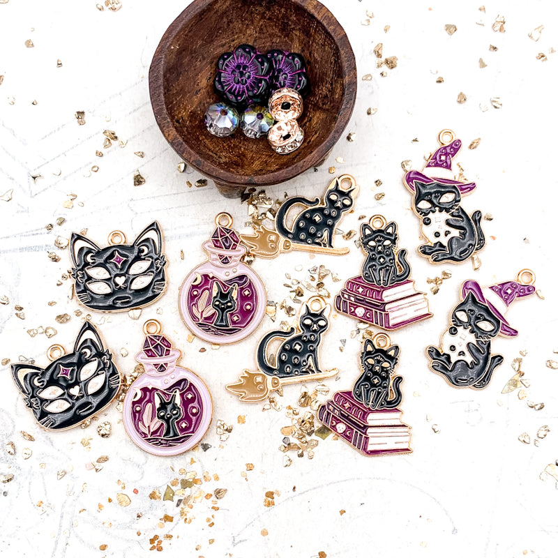 Mystery Cat Roulette Earring Kit