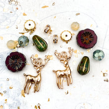 Load image into Gallery viewer, Floral Deer Earring Kit
