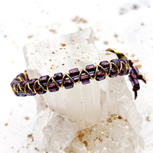 Load image into Gallery viewer, Purple Majesty Artisan Chevron Bracelet Kit
