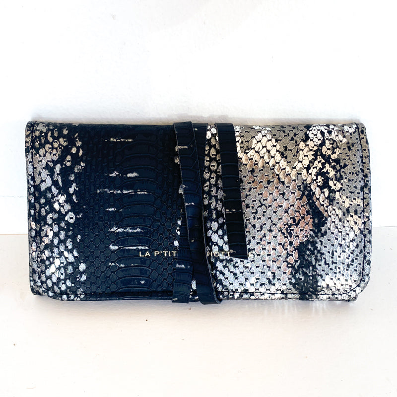 Black Travel Jewelry Pouch - Paris Find