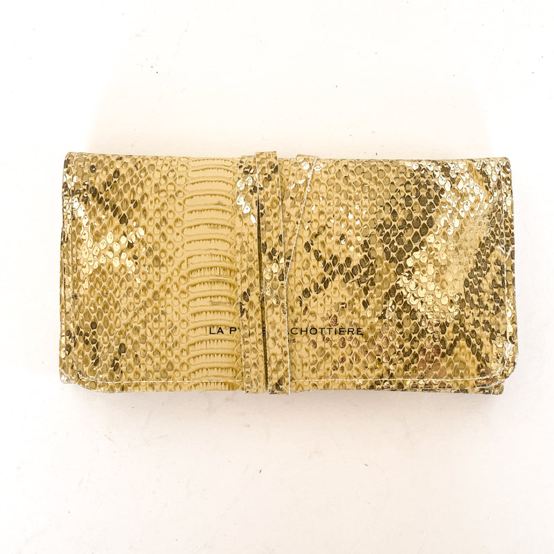 Beige Travel Jewelry Pouch - Paris Find